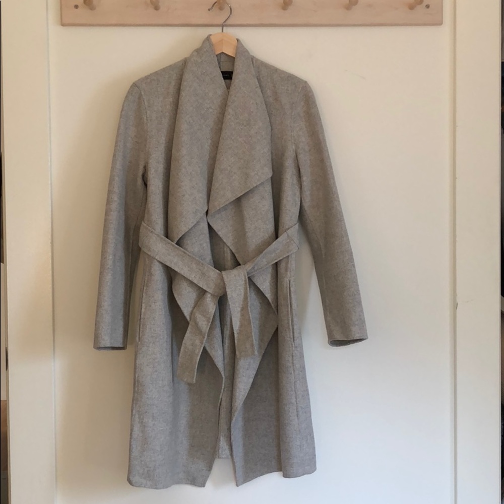 Drapey wool Zara Coat